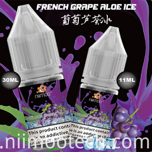 French Grape Aloe Ice Flavored E-Cigarette